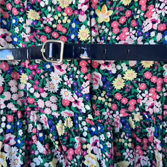 Tommy Hilfiger Navy Floral Button-Front Top with Multicolor Blooms - Picture 3 of 6